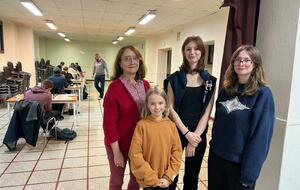 France, Olha, Suzanne et Elisa