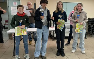 Hippolyte 2è et Alexandre 3è en U14