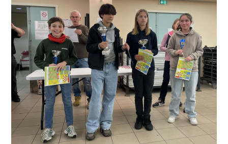 Hippolyte 2è et Alexandre 3è en U14