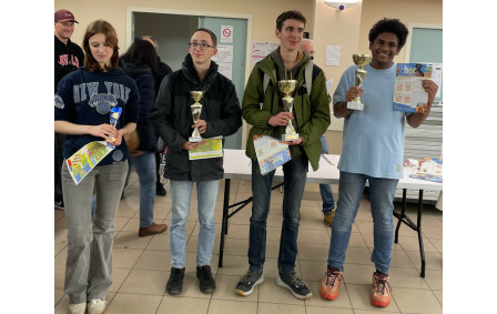 Benoit 3è , Suzanne championne en U18